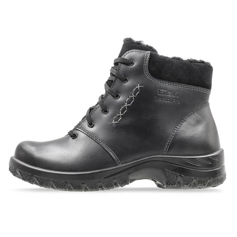 Sievi Aila XL naisten mustat talvinilkkurit TractionPro®-kitkapohjalla.(Poistuva malli.)