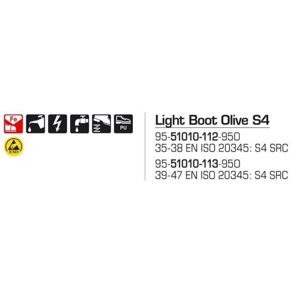 LIGHT-BOOT-OLIVE-S4-95-51010-112-95O3