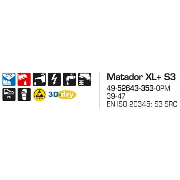 MATADOR-XL-S3-49-52643-353-0PM3