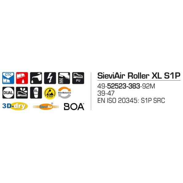 SIEVIAIR-ROLLER-XL-S1P-49-52523-383-92M2