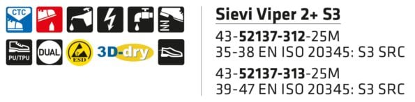 Sievi-Viper-2-S3-43-52137-312-25M