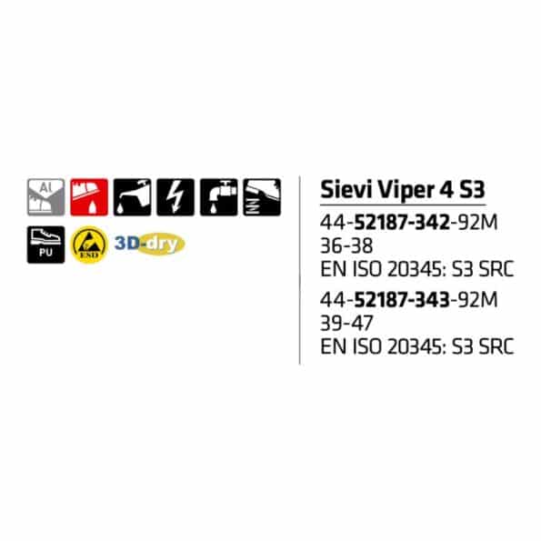 Sievi-Viper-4-S3-44-52187-342-92M