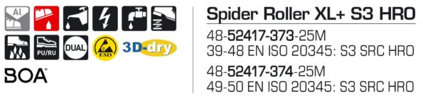 Spider-Roller-XL-S3-HRO-48-52417-373-25M