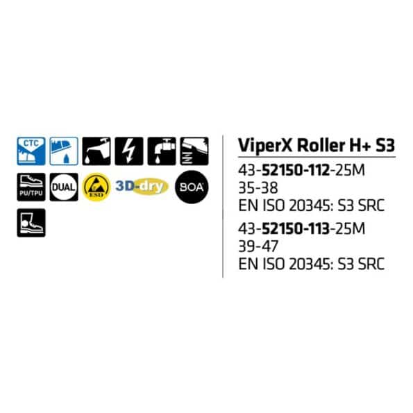 ViperX-Roller-H+-S3-43-52150-112-25M
