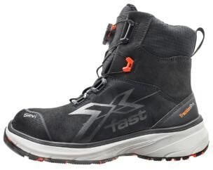 Sievi FastX DFlex RollerW S3S lämpimät turvakengät BOA® Fit System -kiristyksellä, PrimaLoft®-eristeellä ja TractionPro®-kitkapohjalla.
